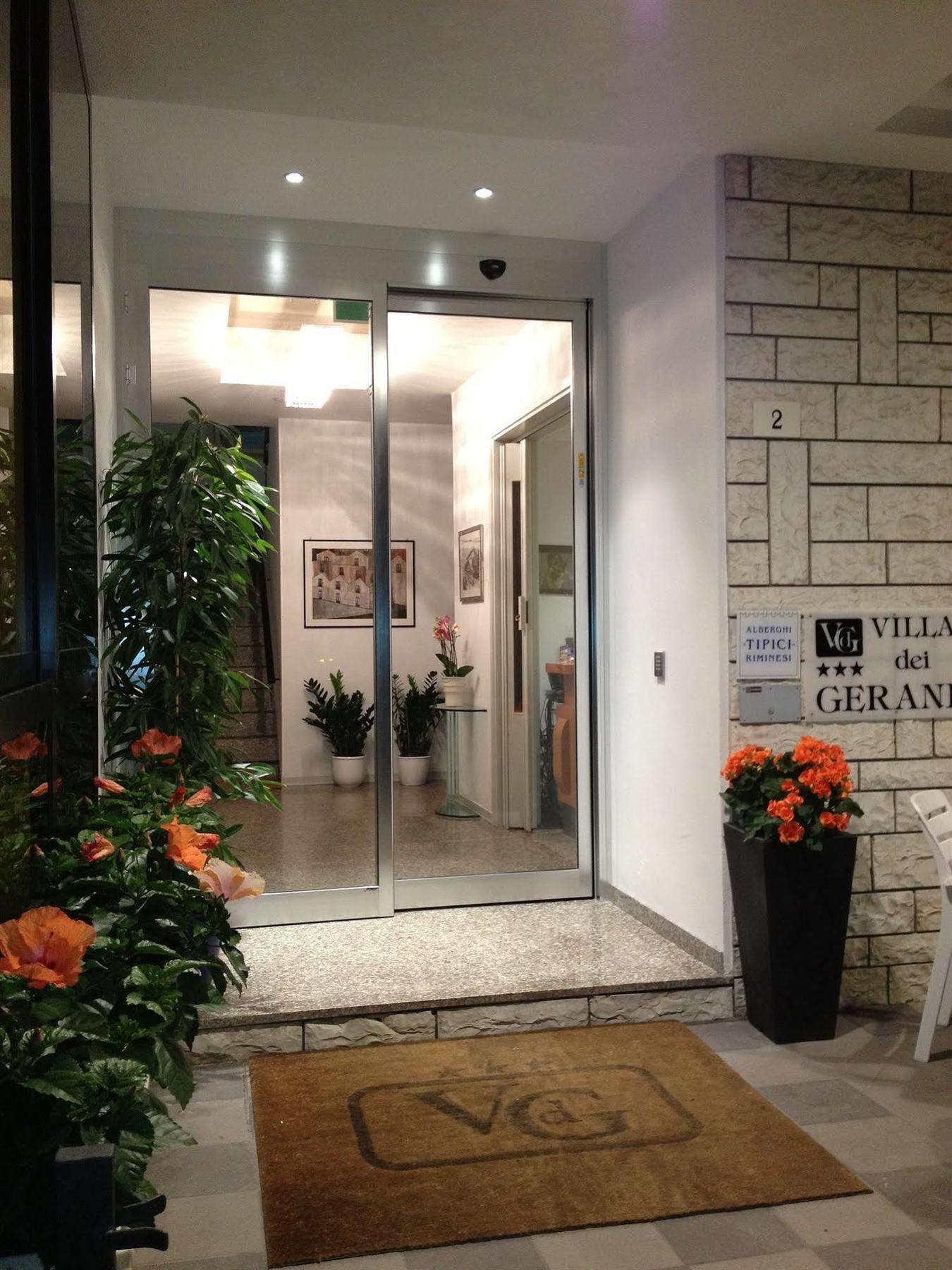 Hotel Villa Dei Gerani 리미니 외부 사진